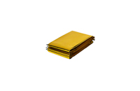 Rescue blanket gold/silver
PET film in a tubular bag
Size approx. 210 cm x 160 cm
Underpacked with 25 pieces each in a polybag
Protects against cold and heat, sunlight and moisture.
